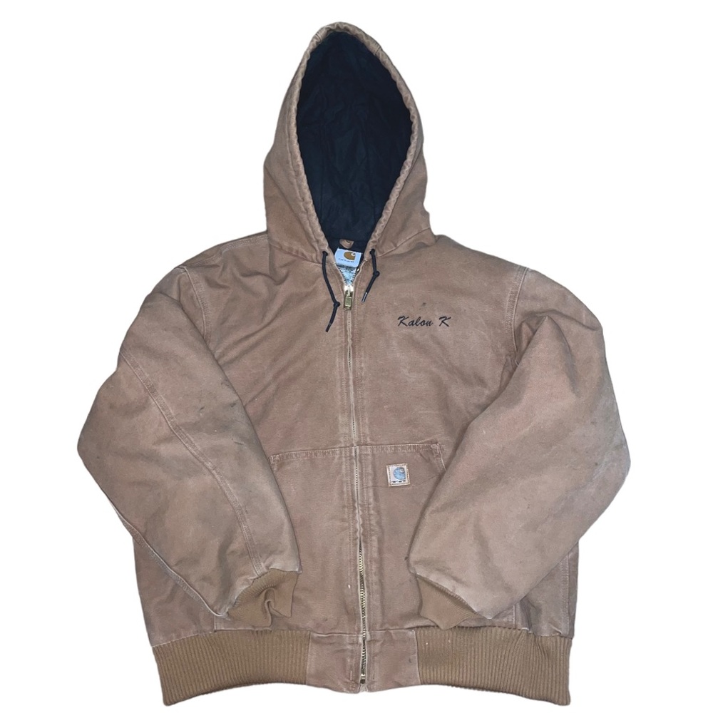 Vintage y2k Carhartt Hooded Work Coat